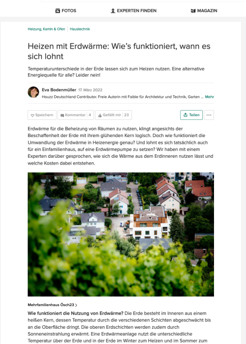 Artikel in Houzz